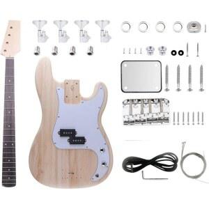 DIY 4줄 베이스 기타 기타를 버스킹 핑거보드 참피나무 2084745 4줄 여행