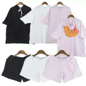 [Best] 데일리 여우 오버핏 반팔후드세트