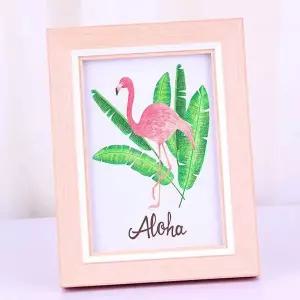 [골드스마일]2p 사진액자 아기액자 핑크액자 벽걸이액자 탁상액자