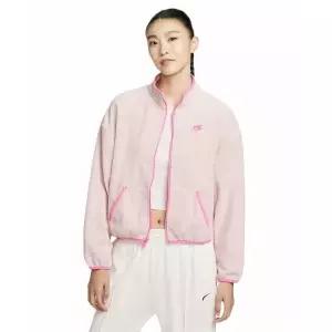 브랜드정품 나이키 NIKE 스포츠웨어 클럽 플리스 루즈 핏 코지 트랙 자켓 재킷 W - 실트 레드:플레이풀 핑