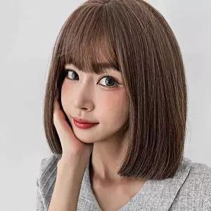 [골드스마일]단발가발 미용가발 통가발 짧은머리 짧은가발