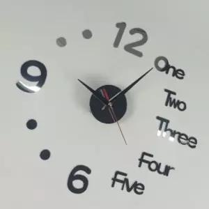 [골드스마일]무소음시계 벽걸이 은색 DIY시계