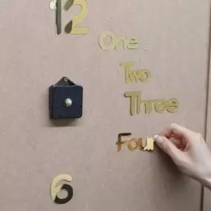 [골드스마일]포인트시계 벽걸이 금색 DIY시계