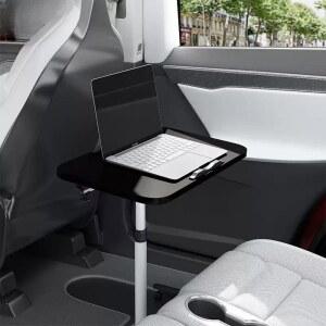 차량용테이블 트레이 대리석 노트북 컵홀더 홀더 책받침대 핸들 2개세트 장비 승용차