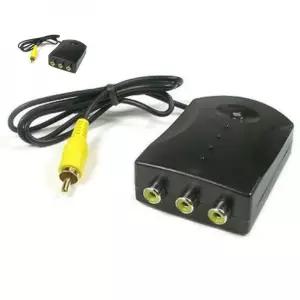 옵티컬케이블 비디오 분배기 RCA 영상 공유기 허브 3대