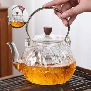 찻주전자 로하티 차앤 앤틱 내열유리 티포트 차주전자(800ml)