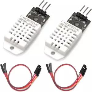 Goowops 2pcs DHT22/AM2302 아두이노 라즈베리 파이용 디지털 습도 및 온도 센서 모듈 게이지 모니터 전자