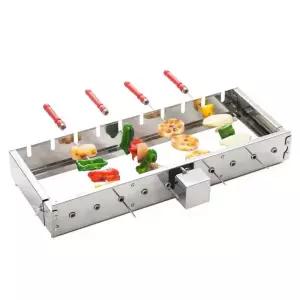 꼬이기계 캠 스토브 그릴 자동 양꼬치 구이