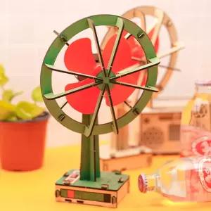 탁상용 우드 선풍기 만들기 과학교구 실험학습키트 집콕놀이 사이언스 관찰