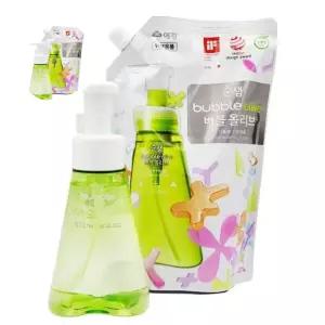 샤프란 순샘 버블 올리브 거품 주방세제 펌핑용기 리필형