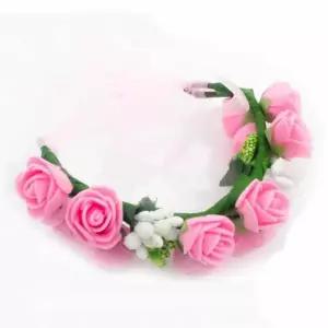 [라일리쥬얼리] Rly 웨딩 팔찌 조화화관 셀프웨딩소품 꽃화관