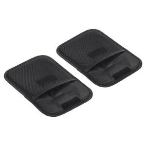 패티킬 120x120mm 렌즈 필터 케이스, 2Pcs 카메라 케이스 휴대용 파우치 사진 촬영 적합 가방 코트 포켓 드론, 블랙