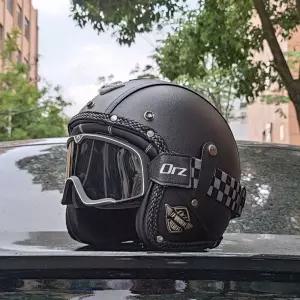 오픈페이스 레트로 클래식 헬멧 바이크 슈퍼매그넘