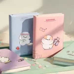 이룸 랜덤발송 오목눈이 쿠션 만년 다이어리 캐릭터 노트