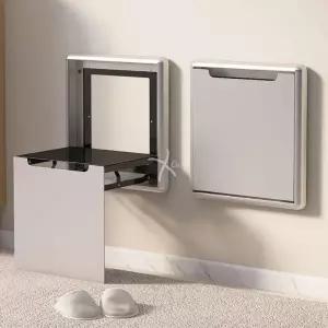 복도 폴딩 스툴 원룸 접이식 간이 현관 벽걸이 신발장