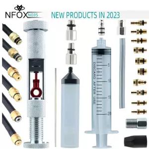 NFOX 다기능 유압 브레이크 유지 보수 블리드 바늘 멀티 자전거 수리 도구 EZmtb 키트 오일 파이프 컷 나사