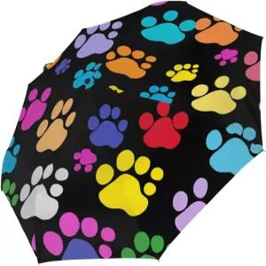 비를 위한 AUUXVA 자외선 차단 우산 걷기 여행을 방풍 자동 개방 클로즈 폴딩 경량