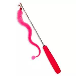 [하프클럽/알티피아]고양이 밍크 꼬리 2단 낚시대 1P 스틱 사냥 장난감