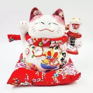 일본 마네킨네코 대형 도자기 저금통 일본