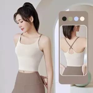 [라일리여성언더웨어] Rly 프리미엄 여성 헬스 브라탑 필라테스 트레이닝 요