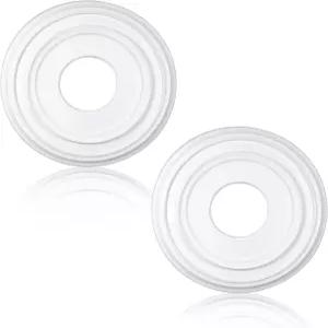 쿠노 2피스 조명 PU 천장 메달리온 팬 커버 플레이트 가정용 기구 트림 12인치 Od x 3.5인치 ID 화이트