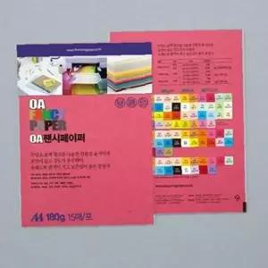 두성 OA팬시페이퍼 A4 180g R11 선홍색/15매 단(15개입)