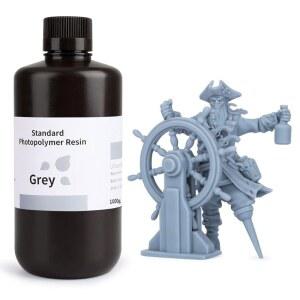 E 표준 광중합체 수지 LCD UV 경화 405nm 3D 프린터 화성 토성 MSLA DLP 프린팅 그레이 1000g