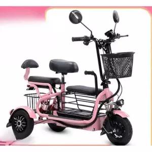 접이식 바구니 동반 강아지전기자전거 블랙 출퇴근