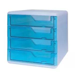 [문구/오피스] 문서보관함 투명서류수납함 데스크서랍 4단 정리용품