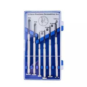 탑헤드 시계 드라이버 세트 6P 미세 정밀 작업 십자 일자 규격