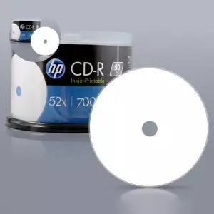 공시디 HP Media CD-R Printable 케익 케이스 52x 700MB 50p