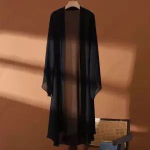 쉬폰 롱 가디건 여름 롱가디건 비치 재킷 보헤미안 오버핏