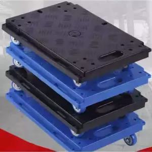 운반기 구르마 바퀴 밑판 사각 받침대 운반