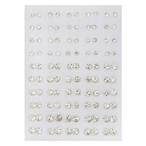 여성용 멀티 컬러 스터드 귀걸이 세트 - 여러 사이즈 라인스톤 인조 진주 귀걸이, 데일리 웨어/파티 주얼리, 저자극성 포스트