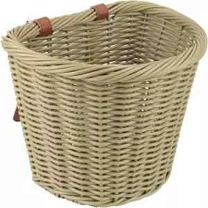 여성용 ZUKKA 자전거 바구니 앞 조절 가능한 가죽 스트랩이 있는 앞직물 방수 크루저 접이식 통근용 보관용