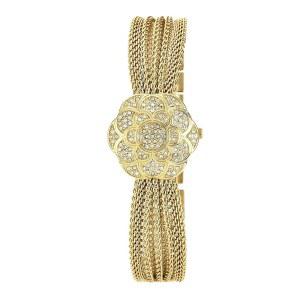 앤 클라인 여성용 AK/1046CHCV 프리미엄 크리스탈 악센트 시계