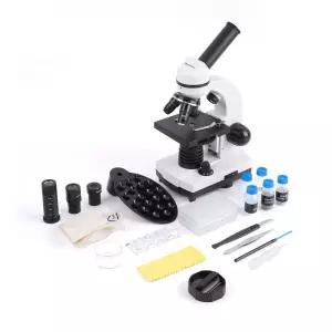 교육용 초정밀 현미경 세트 40X 1600X 학습용 확대경 LED 학생용 카메라 전자 디지털 광학 고배율 돋보기