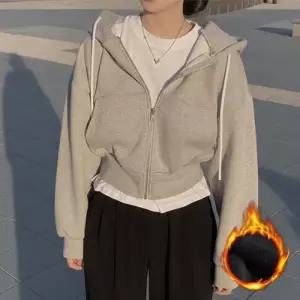 [라일리여성의류] Rly 여자후드점퍼 후드집업자켓 캐쥬얼 매력적인 루즈핏