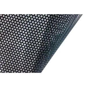 VViViD 블랙 천공 단방향 비전 비닐 자동차 윈도우 랩 롤(1.5피트 x 4피트)