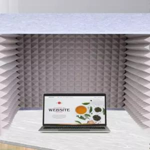 녹음 스튜디오 방음박스 보컬 실드 접이식 장비 마이크용 노래