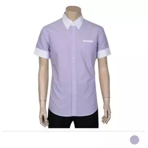 [라일리의류] Rly 반팔셔츠 남자남방 드레스 반팔 단가라 캐쥬얼