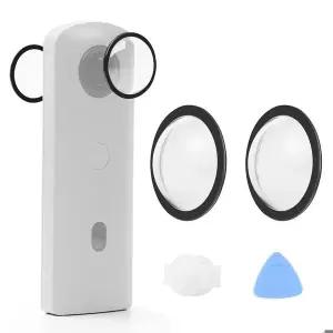 호환  PULUZ 렌즈 가드 PC 보호대 리코 휘타 SC2SV 360 렌즈 보호 커버 테슬라 모델 Y 주니퍼 전면 카메라