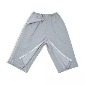 환자 바지 골절 요실금 기능성 환자복 트임 주사 와상 병원복 팬츠 병원옷 지퍼