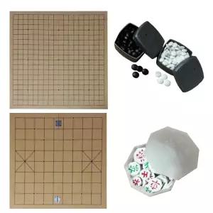 양면 접이식 바둑 장기 판 세트오목 오목 게임 보드