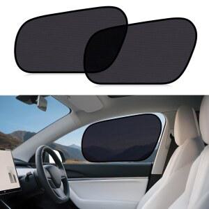 Tesla Model Y용 ZATUTO 자동차 창문 그늘 | 반투명 전면 유리창 햇빛 가리개 자외선 차단 및 개인정보 보호 Y에 맞춤 적합 접착식 이지 설치 u200B