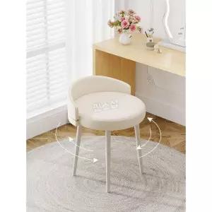 침실 스툴 의자 화장대회전의자 등받이 콘솔 메이크업