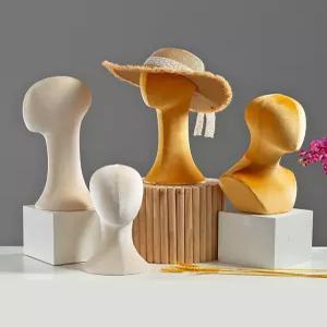 두상 마네킹 머리 스카프 모자거치대 앤티크 스카프빕