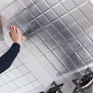 [원삼안전] 벽면 오염방지 싱크대 은박시트지  타일 욕실 방염 주방 (본품)