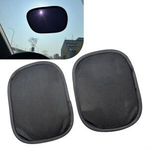 자동차 미니어처 정전기 접착 창문 그늘막, 9.25인치 x 6.7인치 나일론 실 필름 안티 글레어 스몰 선 사계절용 유니버설 액세서리, 대부분의 모델(블랙)에 적합합니다