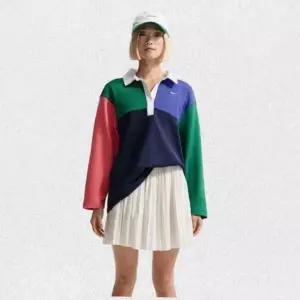 매장정품 나이키 NIKE 오버사이즈 긴소매 폴로 W - 말라카이트미드나이트 네이비씨 코랄화이트 IF0358-365